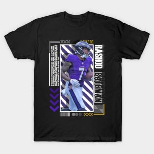 Rashod Bateman Paper Poster Version 10 T-Shirt